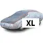 Compass Ochranná plachta proti kroupám XL / Ochranná plachta na auto / 530 x 177 x 119 cm / stříbrná