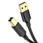 Ugreen US135 1,5 m černá / Kabel USB-A 2.0 (M) - USB-B 2.0 (M) / 480 Mb/s