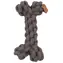 M-Pets Kost Coto bavlněná šedá 19 cm / Přetahovadlo / Bavlna