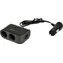 Compass Rozdvojka do autozásuvky 12/24 V / Nabíjecí adaptér / 2x USB / 2100 mA / max. 5 A