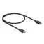 Delock Vysokorychlostní kabel HDMI 85386 / Kabel / 48 Gbps / 8K 60Hz / 0,5 m / nylonový oplet