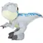 SCHMIDT SPIELE Plyšák Velociraptor Blue šedo-modrý / Jurský svět / 30 cm / od 0 měsíců