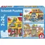 SCHMIDT Puzzle Policie, hasiči, záchranáři / 3x24 dílků / 26,3 x 17,8 cm