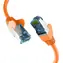 EFB Cat7 S/FTP 30m oranžová / Patch kabel / RJ45-RJ45 / LSZH / 600 MHz