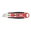 WEDO Cutter Safety Long Blade černo-červená / Odlamovací nůž / Vysouvací čepel 60 mm / Bezpečnostní pojistka