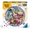 RAVENSBURGER Kulaté puzzle Medvídek Pú / 500 dílků