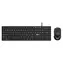 C-TECH KBM-108 / Drátový set klávesnice a myši / Multimediální / CZ/SK / USB