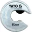 YATO Řezač trubek 15 mm / Řezač trubek / PVC, Al, Cu / tvrzené řezné kolo