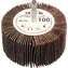 YATO Brusný lamelový kotouč / Radiální 80x40 mm / Zrnitost P120 / Stopka 6 mm