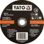 YATO Řezný kotouč na kov 115 mm / Řezný kotouč / Průměr 115 x 22 mm / Tloušťka 1,2 mm