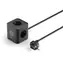 Hama prodlužovací přívod Cube černá / Prodlužovací přívod / 3 zásuvky / 2x USB-C + 1x USB-A / PD 67 W / displej / 1,4 m