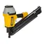 DeWalt Pneumatická hřebíkovačka 50-90 mm / Hřebíkovačka / Průměr hřebíku 2,5-3,3 mm / Beznástrojové nastavení hloubky