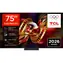 75" TCL 75C8L Titanová / Televize / Mini LED QLED / 4K UHD / 144Hz / Google TV / 4x HDMI