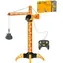 WIKY Jeřáb věžový žlutý / 71 cm / kabelové ovládání / otočný 360° / na baterie 3x AA / od 3 let