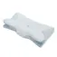 Powerton ERGO LUNIA bílo-světle modrá / Ergonomický polštář / PU pěna / snímatelný povlak / 640x350x120 mm