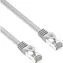 Logo LAN kabel S/FTP Cat 6a 1m šedá / Patch kabel / 2x RJ45 / 10 Gb/s / PVC