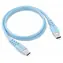 Powerton ENERGY PASTEL EDITION modrá / Kabel / USB-C - USB-C / 60 W / PD / 1 m / silikonový