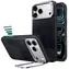 ESR Leather Kickstand MagSafe černá / Kryt / Apple iPhone 18 Pro Max, 17 Pro Max / MagSafe / Výklopný stojánek