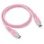 Powerton ENERGY PASTEL EDITION růžová / Kabel / USB-C / silikonový / PD 60W / 1 m