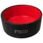 Dog Fantasy Miska keramická FOOD černo-červená 13x5.5cm 400ml