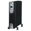 Guzzanti GZ 409BT černá / olejový radiátor / 9 žeber / 2000 W / 3 topné stupně / 4 kolečka / 24h časovač