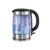 Russell Hobbs Glass 21600-57 stříbrná / Rychlovarná konvice / 2200W / 1.7L / průhledná