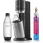 SodaStream DUO černá / Výrobník sody / 1x plastová láhev 1 L / 1x skleněná láhev 1 L / 1x CO2 plyn