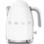 SMEG 50's Retro Style bílá / Rychlovarná konvice / 1.7L / 2400W