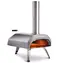 Ooni Karu 12 stříbrná / Pec na pizzu / 500°C / 30 x 30 cm / na dřevo & plyn