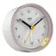 Braun BC12 růžová & bílá / Klasický budík / 1x AAA baterie