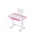Mark Adler Study 3.0 růžová / Ergonomický dětský psací stůl 66 cm