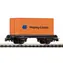 Piko 57022 myTrain Plošinový vagon s kontejnérem DB / Měřítko:H0(1:87) / Délka: 87 mm / Rádius: 358 mm / od 8 let