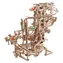 Ugears 3D dřevěné mechanické puzzle Kuličková dráha řetězová / od 14 let / 400 dílků / Obtížnost: vysoká