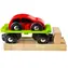 Bigjigs Rail Vagon s autem + 2 koleje / od 3 let