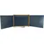 Jeujura Dřevěná trojkřídlá multifunkční tabule 156x43 cm s příslušenstvím / od 3 let