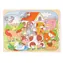 Woody Puzzle na desce ´´Domácí veselá zvířátka´´ / od 3 let