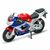 Welly Motocykl Honda CBR900RR Fireblade modro-červená / 1:18 / od 3 let