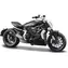 Maisto Ducati X Diavel S černá / měřítko 1:12 / od 3 let