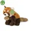 RAPPA Plyšová panda červená 18 cm / ECO-FRIENDLY / od 0 měsíců