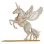 Woodcraft Dřevěné 3D puzzle Jednorožec / 41 dílků / od 8 let / Obtížnost: jednoduchá