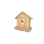 Woodcraft Dřevěné 3D puzzle hodiny domek / od 8 let / Obtížnost: střední