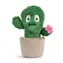 NICI plyš Květina Henrietta Kaktus 18 cm / GREEN kolekce / od 0 měsíců