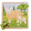 Bigjigs Toys puzzle - Ovečka s jehňátkem / od 2 let