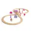 Bigjigs Rail Dřevěná vláčkodráha osmička pro princezny / 35 dílů / od 3 let