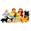 Bigjigs Toys Set rodinky do domečku / od 3 let