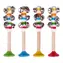 Bigjigs Toys Rolničky pruhované 1ks žlutá / od 10 měsíců