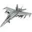 Metal Earth 3D Puzzle Stíhačka F/A-18 Super Hornet / od 14 let