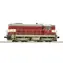 Roco 7310014 Dieselová lokomotiva 742 162-1 ČD digitální / měřítko H0 (1:87) / délka 156mm / rádius 358mm / od 14 let
