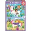 EDUCA Puzzle Jednorožci a víly / 2x20 dílků / od 3 let
