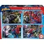 EDUCA Puzzle Spiderman 4v1 / (50 & 80 & 100 & 150 dílků) / od 5 let
